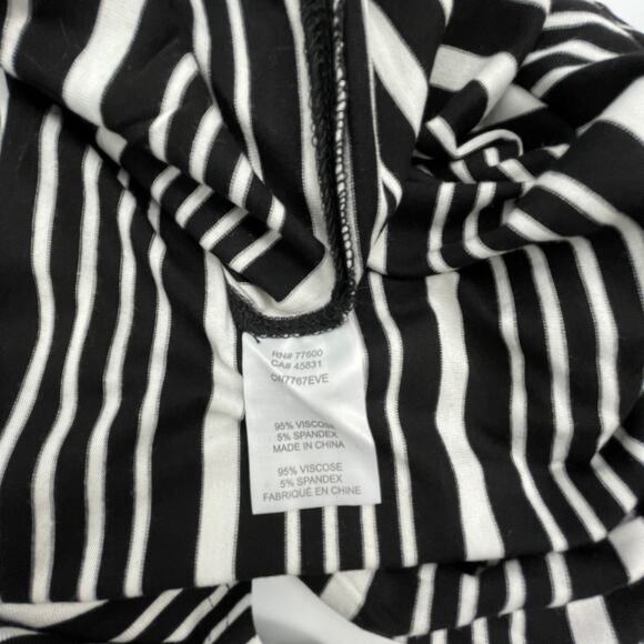 CHASER X EVEREVE NWT T Back Stretch Jersey Striped Maxi Dress // XS - Picture 7 of 9